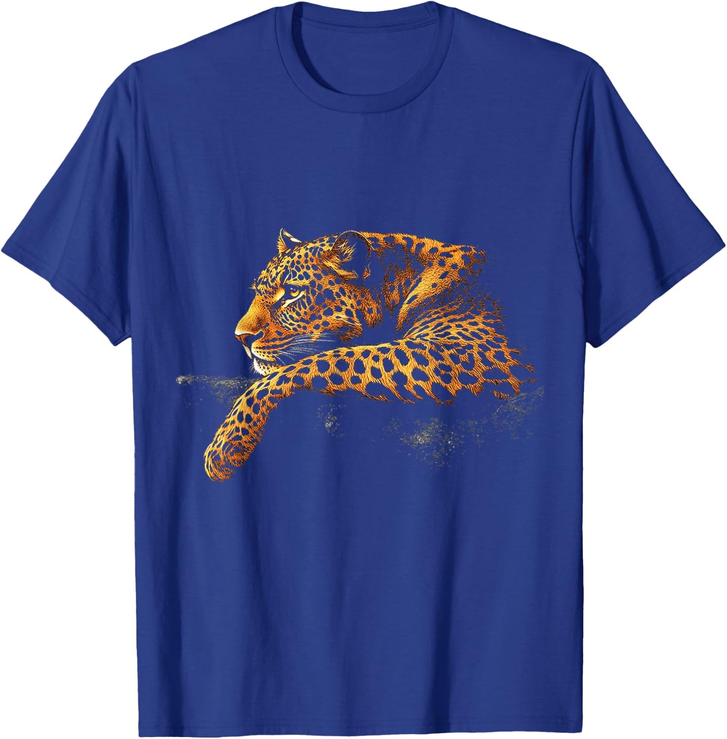Leopard Animal Graphic Artwork Leopard T-Shirt - T-Shirt | Royal