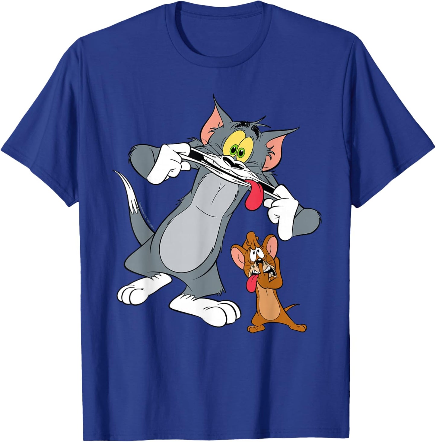 Tom and Jerry Funny Faces T-Shirt - T-Shirt | Royal