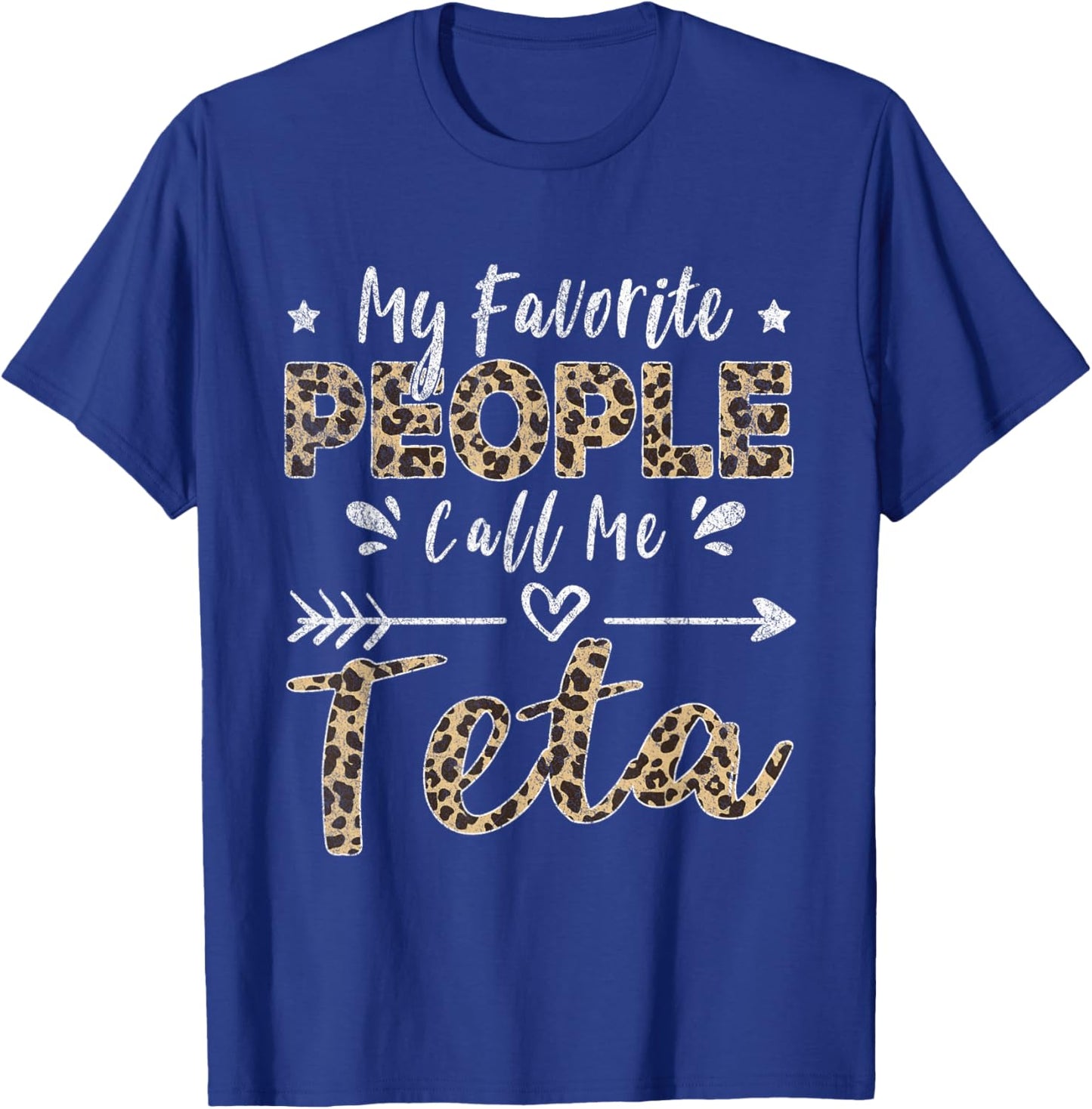 My Favorite People Call Me Teta Arabic Syrian Grandma T-Shirt - T-Shirt | Royal