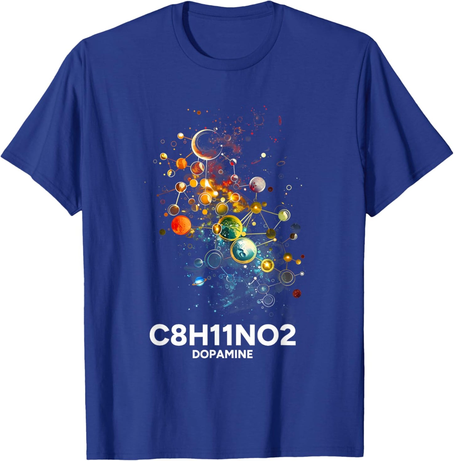 Dopamin Molekül Chemie Wissenschaft Chemie Liebe T-Shirt - T-Shirt | Royal