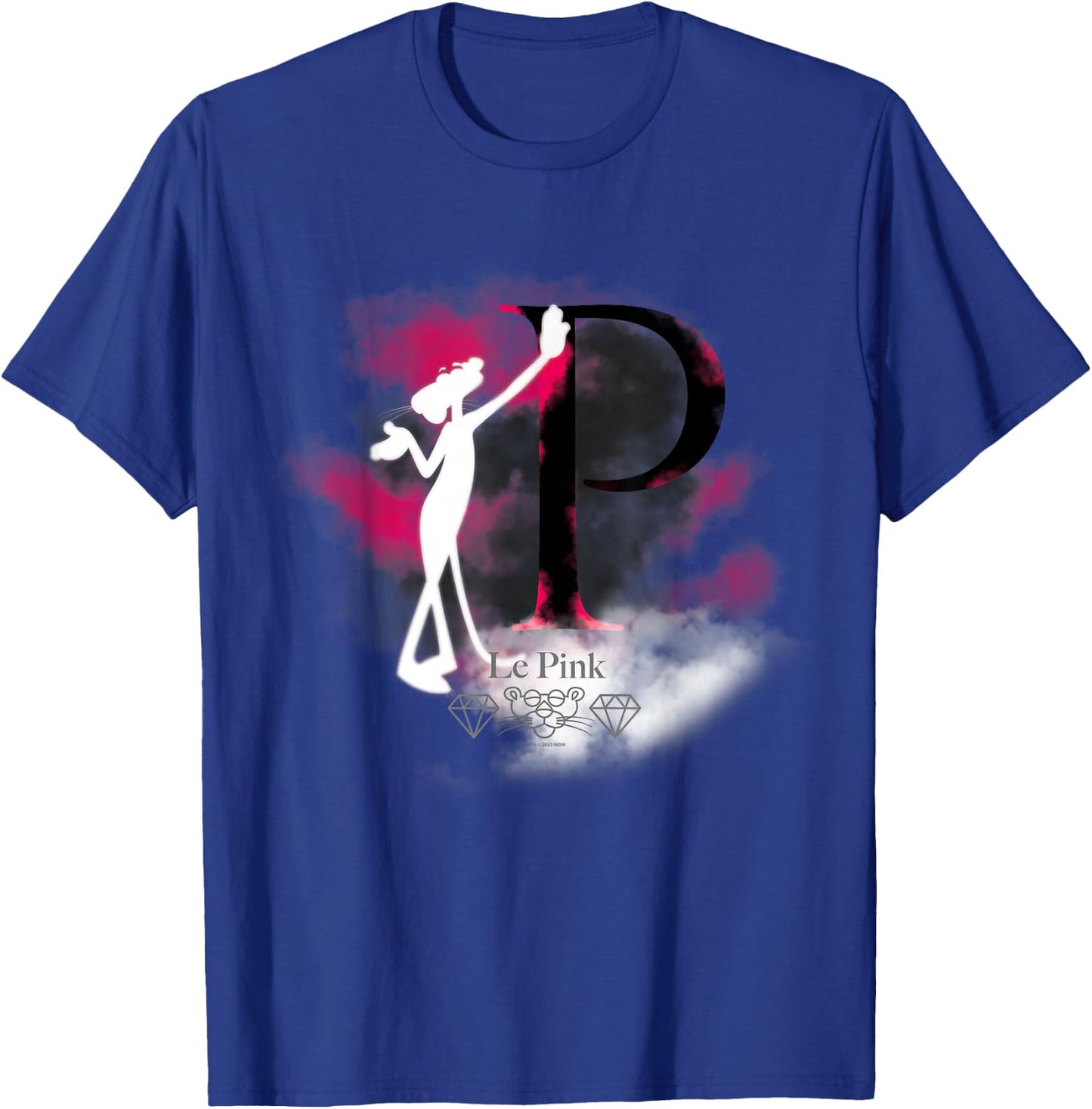 Pink Panther Le Pink Silhouette im Nebel T-Shirt - T-Shirt | Royal