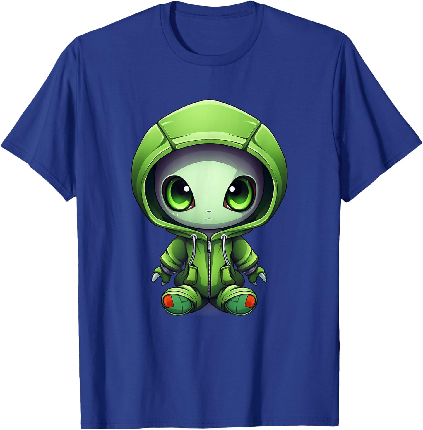Green Alien I Kids Alien T-Shirt - T-Shirt | Royal
