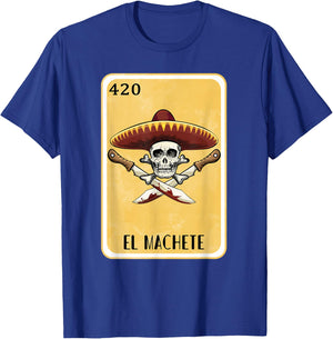 Funny Spanish-Mexican Bingo Gifts - El Machete T-Shirt - T-Shirt | Royal