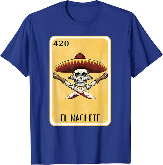 Funny Spanish-Mexican Bingo Gifts - El Machete T-Shirt - T-Shirt | Royal