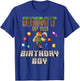 Aunt Of The Birthday Boy Video Gamer Pixel Number T-Shirt - T-Shirt | Royal