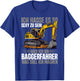 with German Text "Ich Bin Baggerfahrer Bauarbeiter", black T-Shirt - T-Shirt | Royal