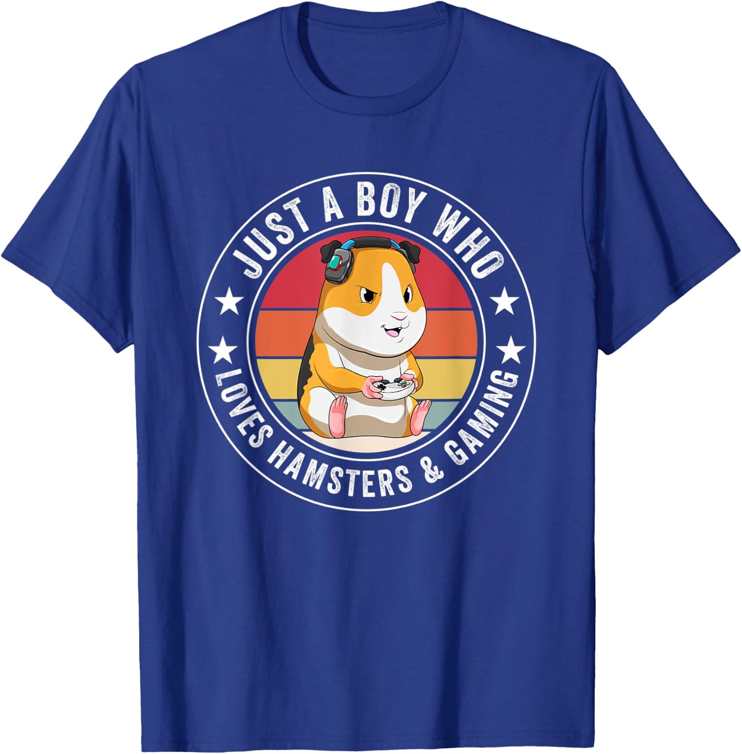 Hamster Gamer Kawaii Gaming Anime Apparel for Boys Girls T-Shirt - T-Shirt | Royal