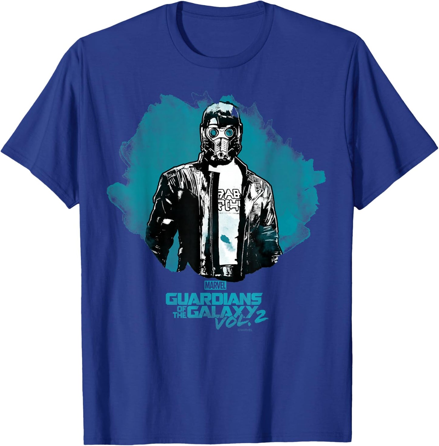 Marvel Guardians Of The Galaxy Vol. 2 Star-Lord Painted T-Shirt - T-Shirt | Royal