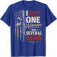 I Love One Woman and Several Guns (on Back) T-Shirt - T-Shirt | Royal