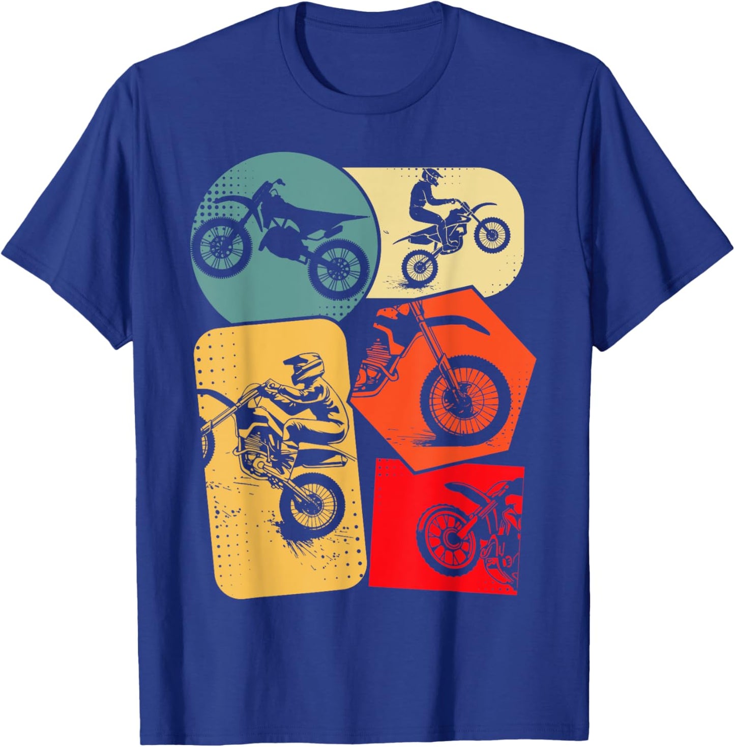 Dirt Bike Motocross Enduro , Black, S T-Shirt - T-Shirt | Royal