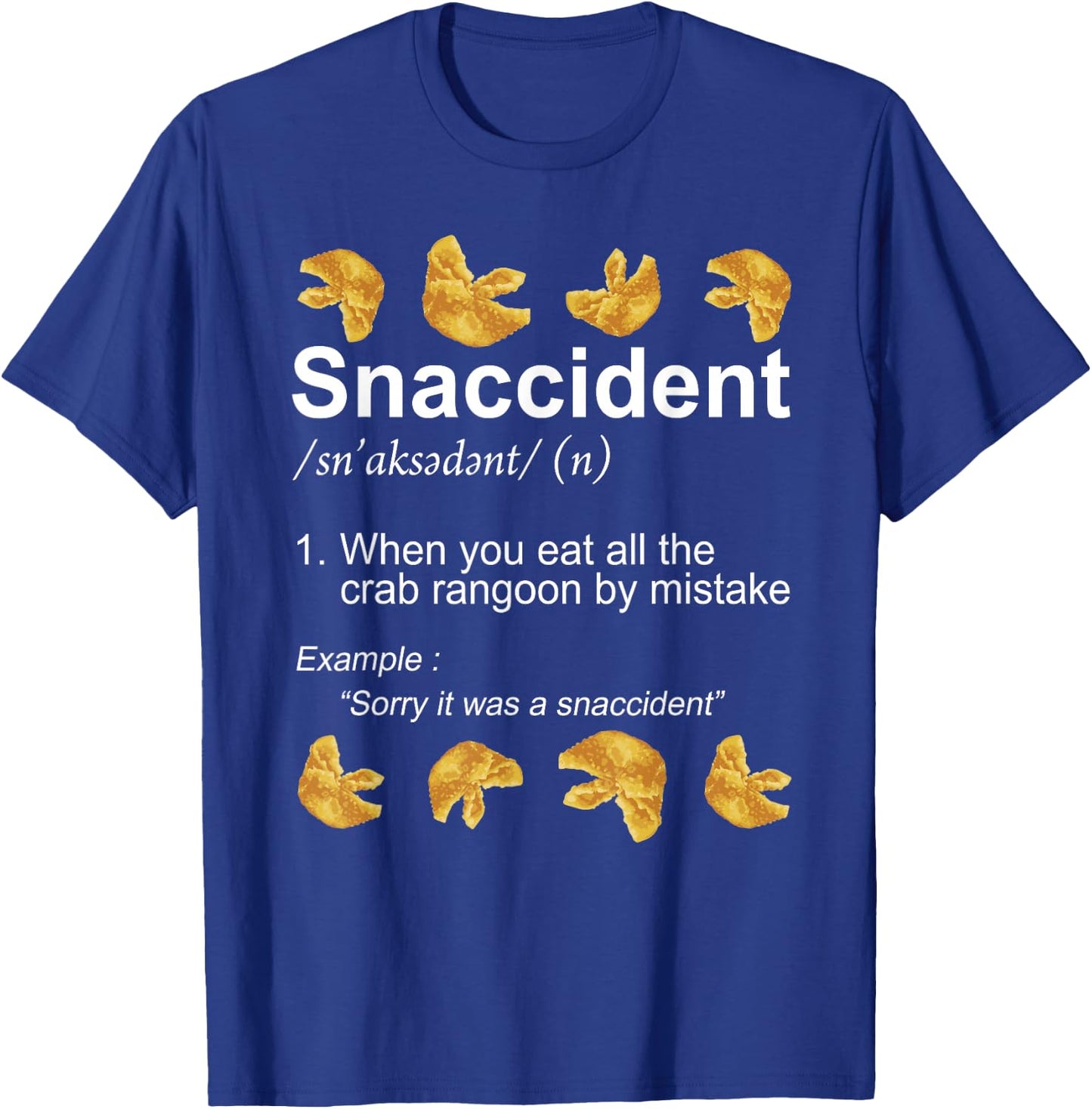 Funny Crab Rangoon T-Shirt - T-Shirt | Royal
