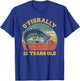 O'Fishally 12 Years Old Fishing Birthday Theme Party 12th T-Shirt - T-Shirt | Royal