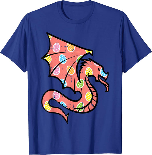 Easter Dragon Eggs Hunting Women Girls Boys Kids Men Youth T-Shirt - T-Shirt | Royal
