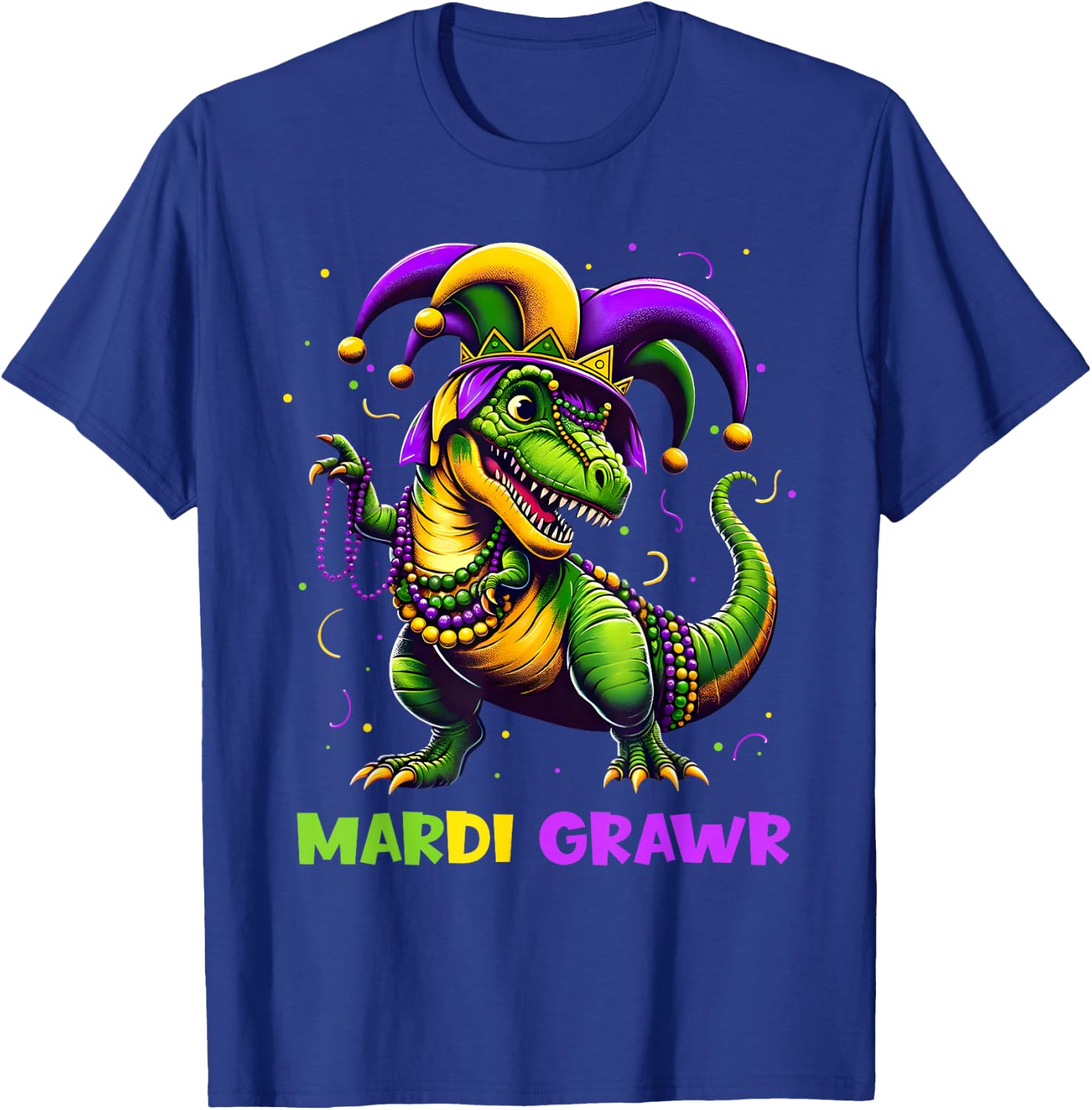 Toddler Kids Mardi Gras Boys T-Shirt - T-Shirt | Royal