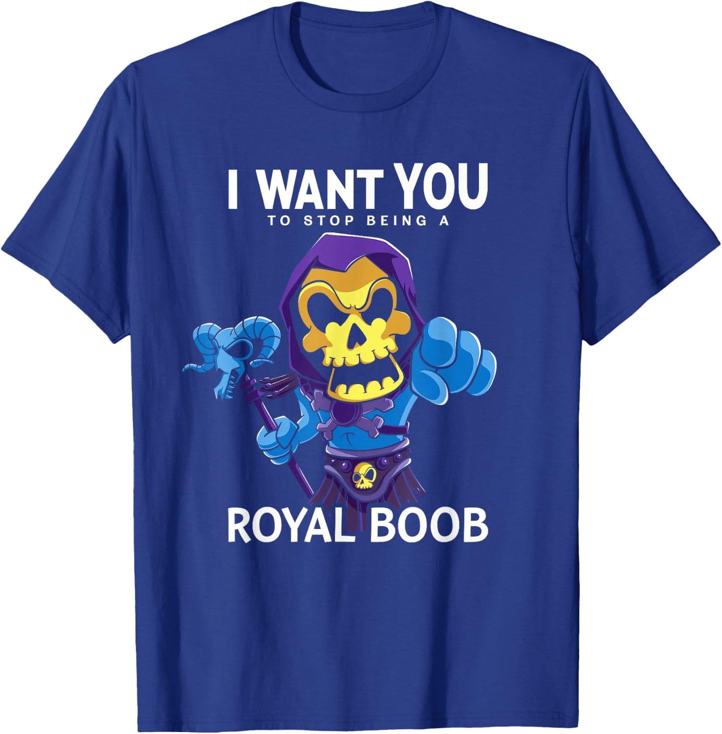 Retro 80's Cartoon Wants You T-Shirt - T-Shirt | Royal