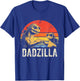 Vintage Dadzilla Father of The Fist Bump Dad Son Daughter T-Shirt - T-Shirt | Royal