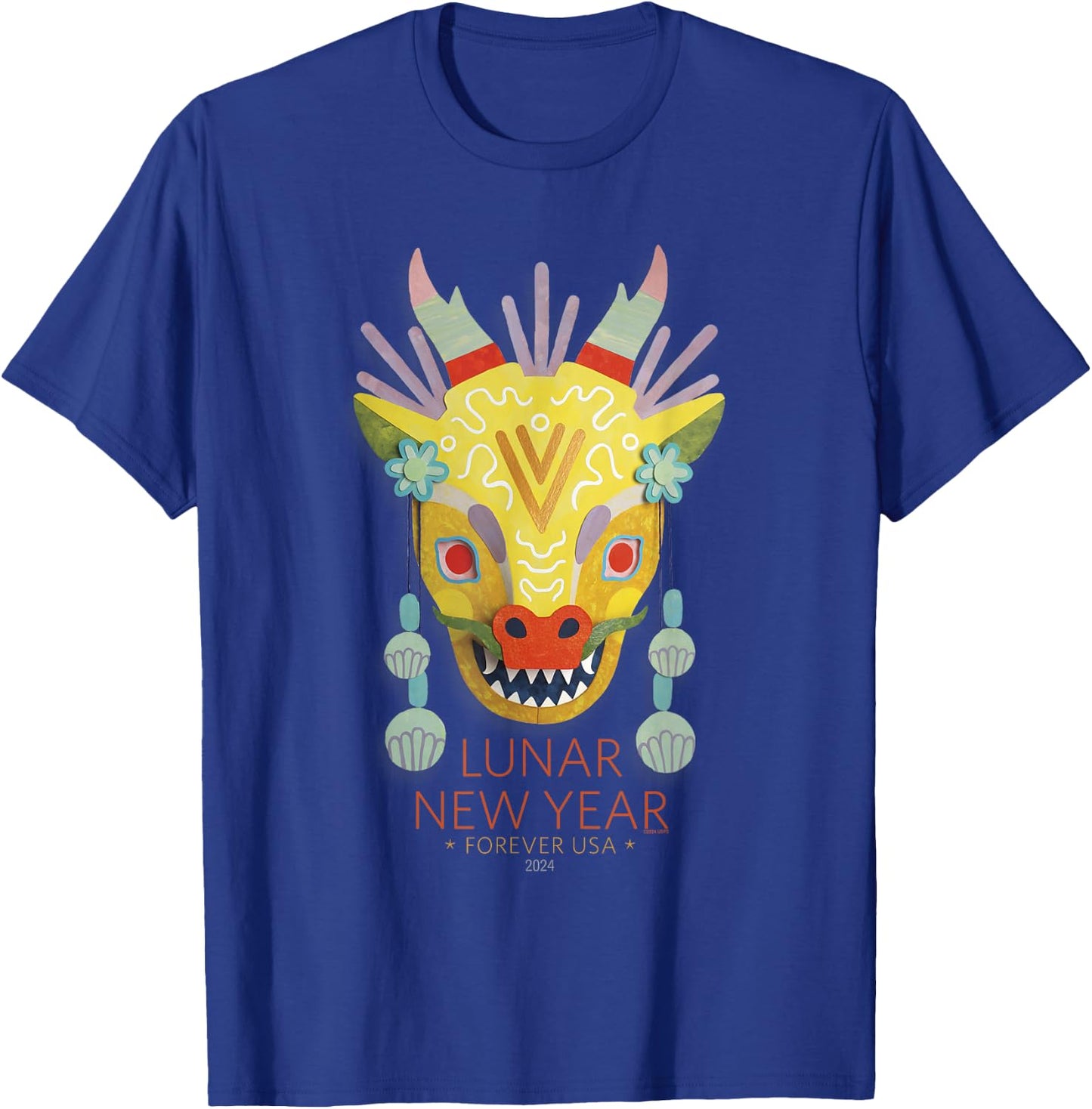 USPS Lunar New Year - Dragon T-Shirt - T-Shirt | Royal