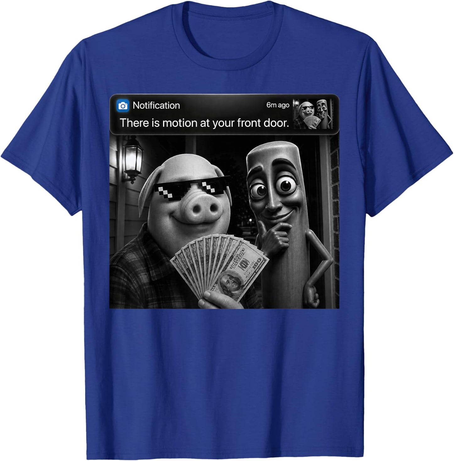 Tung Tung Tung Sahur John Pork Meme Brainrot for Kids T-Shirt - T-Shirt | Royal