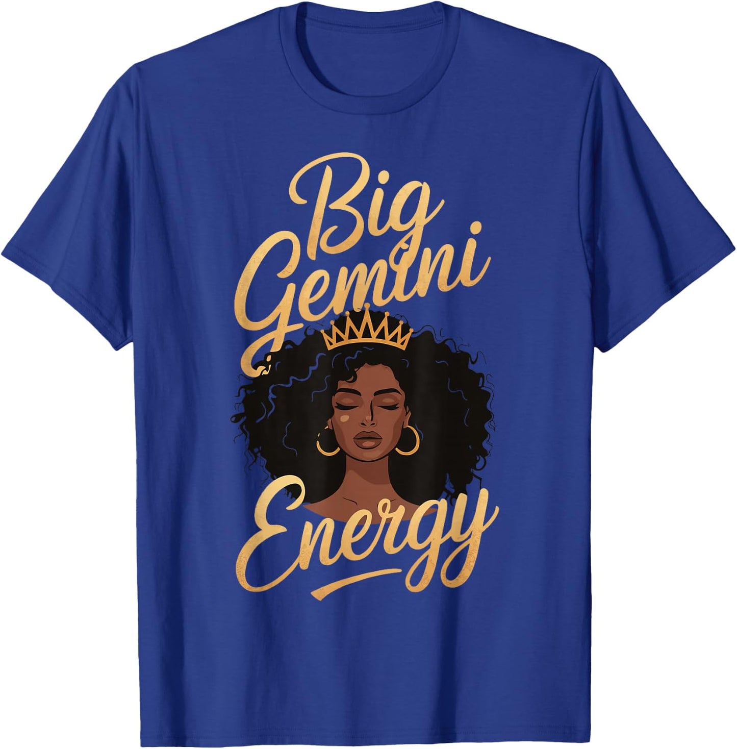 Big Gemini Energy T-Shirt - T-Shirt | Royal