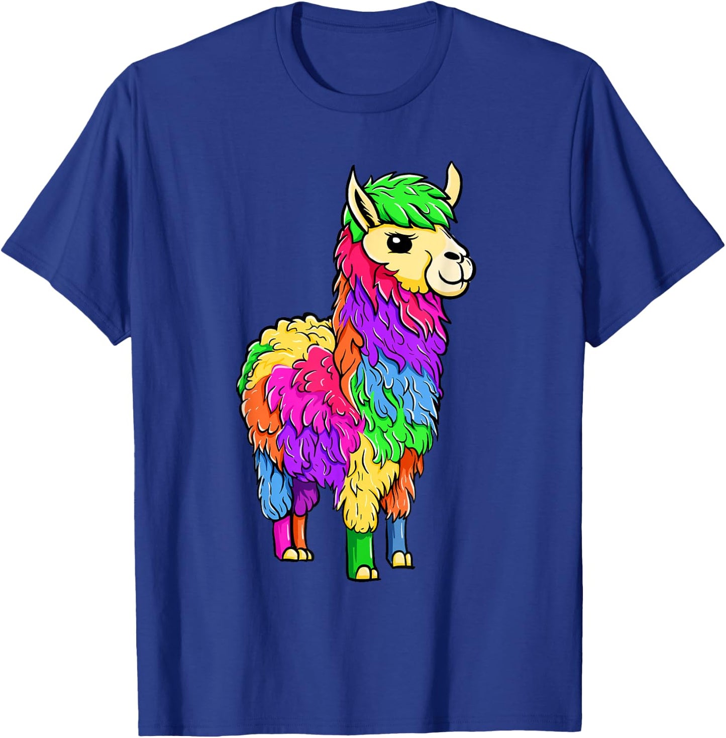 Colorful Loot Llama - Farm Animal Lover Zoologist Zoo Herder T-Shirt - T-Shirt | Royal
