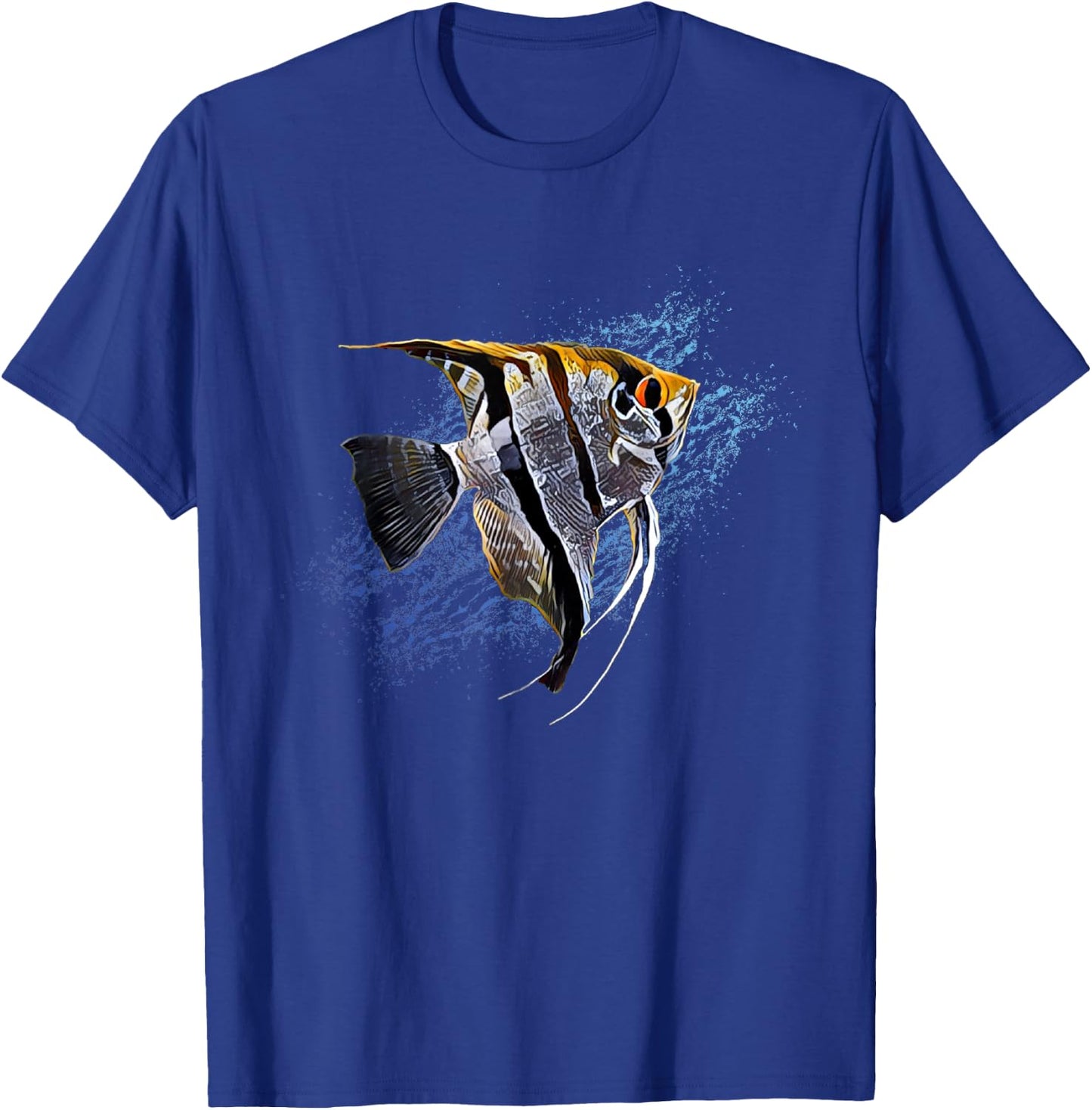 Angelfish Tropical Fish Keeper Cichlid - Fish Fan T-Shirt - T-Shirt | Royal