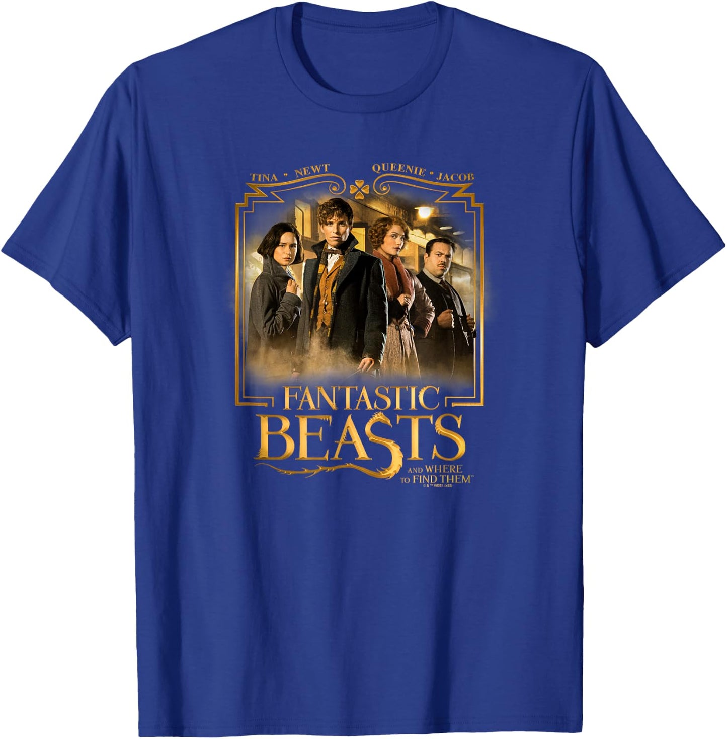 Fantastic Beasts And Where To Find Them Hero Group Poster T-Shirt - T-Shirt | Royal