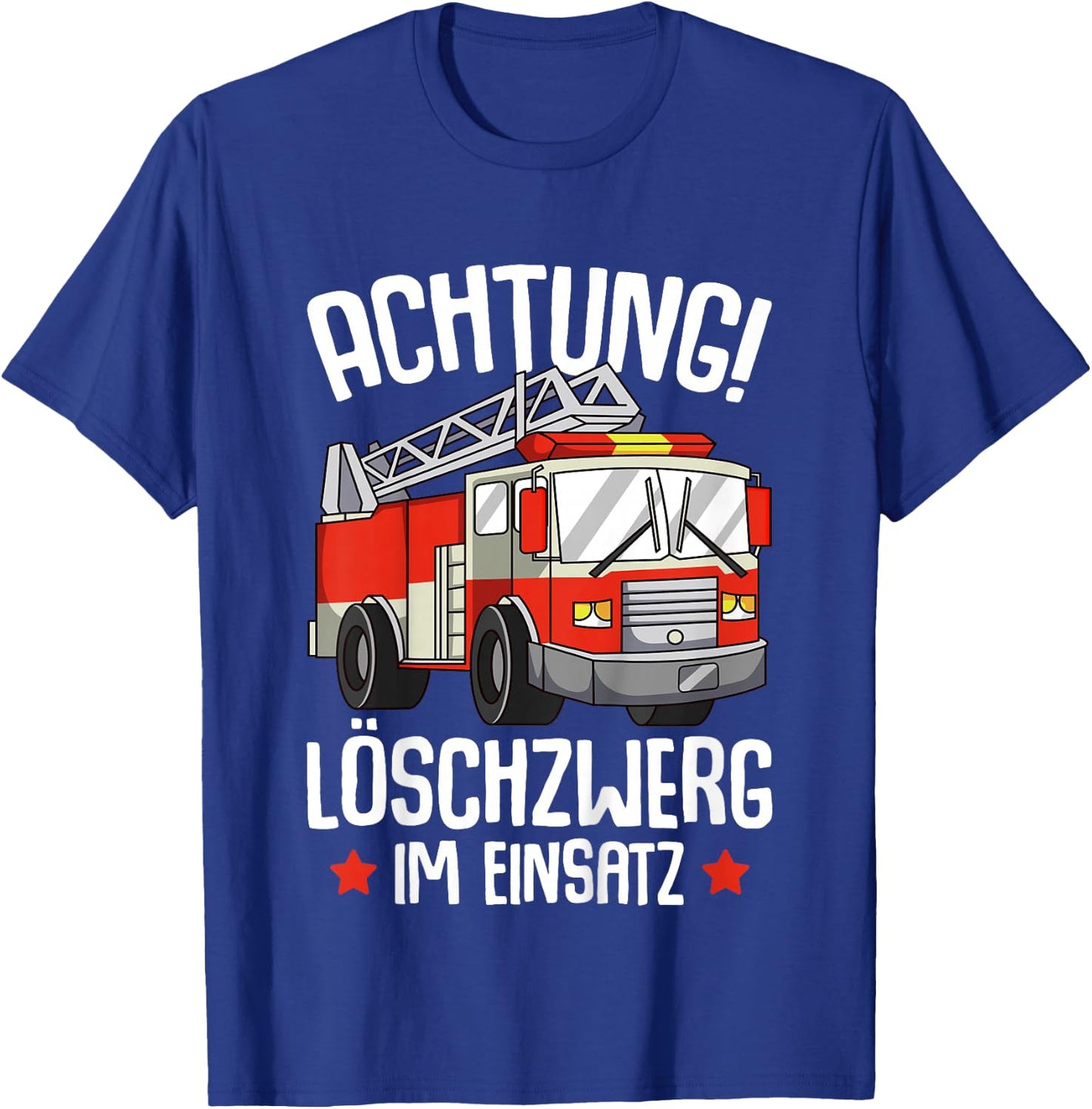 Fire Brigade Fire Engine Children's Boys' T-Shirt - T-Shirt | Royal