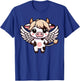 Cute Kawaii Angel Cow with Wings T-Shirt - T-Shirt | Royal