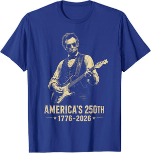 Abraham Lincoln 250 Years 250th Anniversary USA 4th of July T-Shirt - T-Shirt | Royal