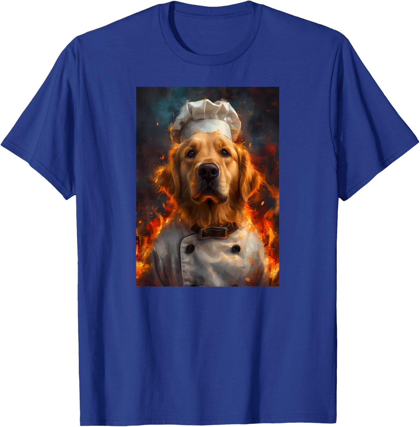 Chef Golden Retriever T-Shirt - T-Shirt | Royal