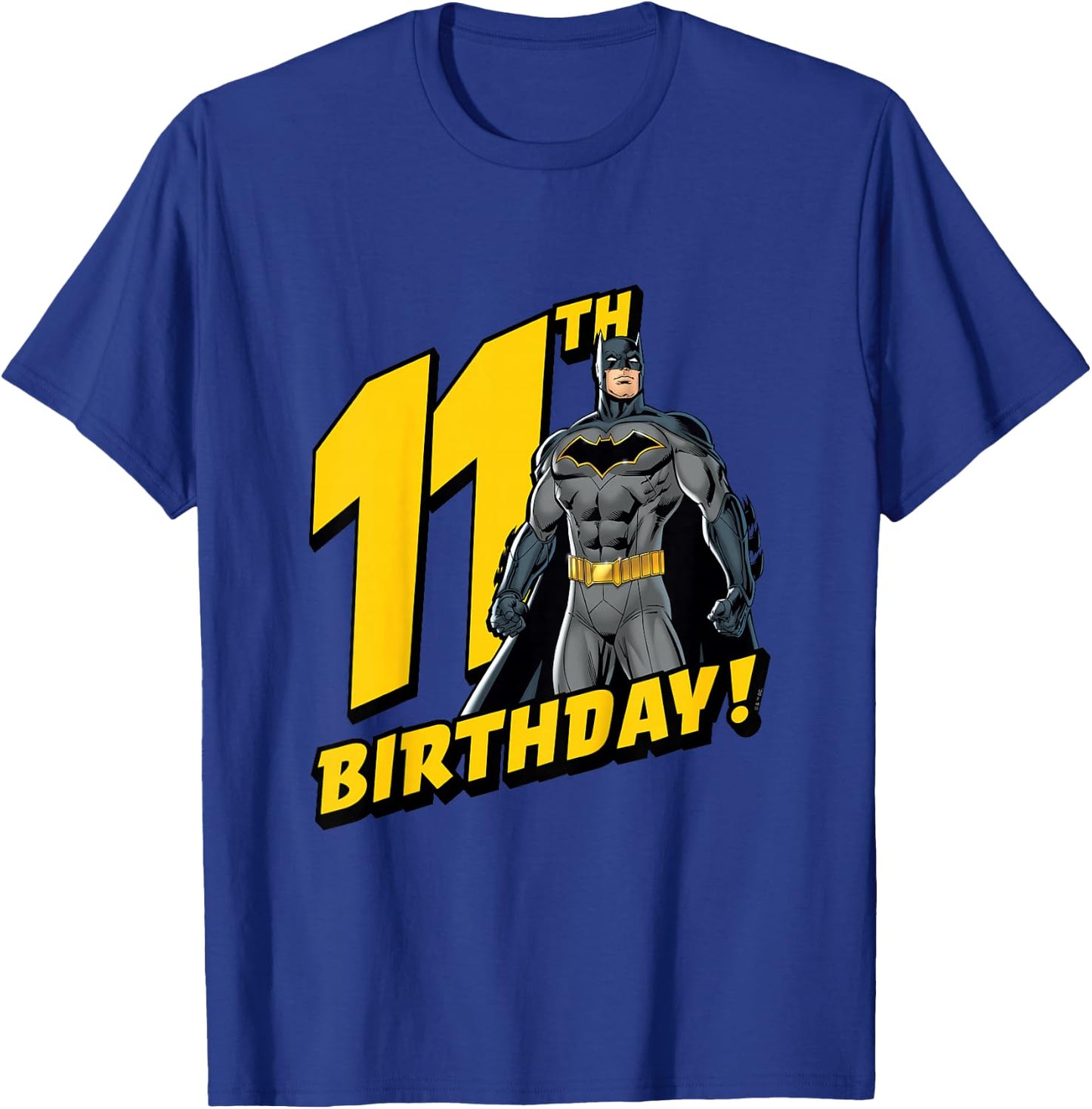 Kids Batman 11th Birthday T-Shirt - T-Shirt | Royal
