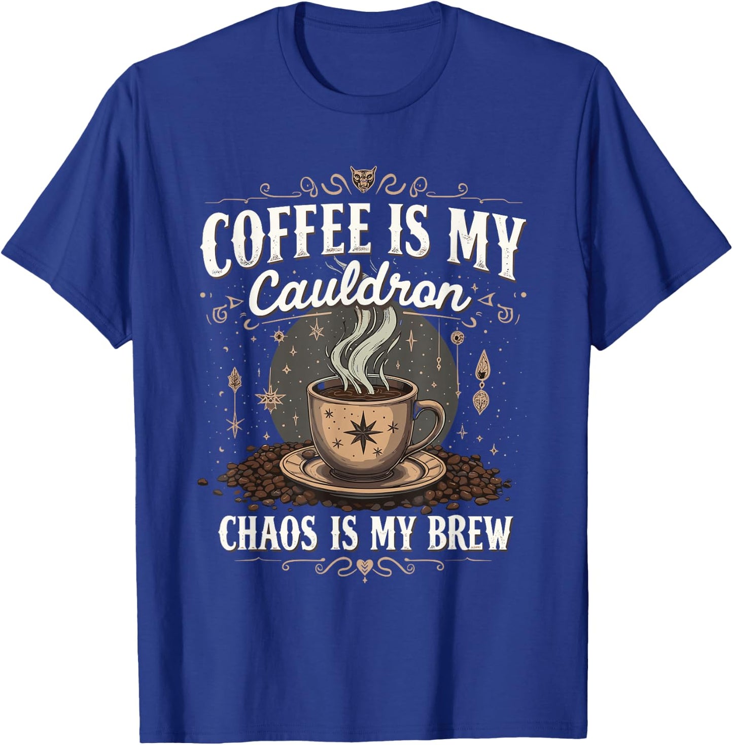 Pretty Sure I’m a Witch or Warlock Magical Mystical Vibes T-Shirt - T-Shirt | Royal