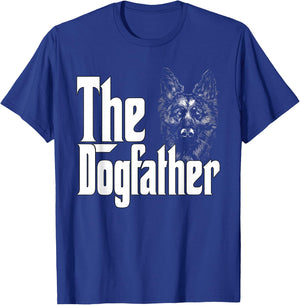 German Shepherd Dog Dad Dogfather Dogs Daddy Father T-Shirt - T-Shirt | Royal