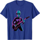 Funny Guitarist Alien Graphic Guitars Alien Alien Guitarists T-Shirt - T-Shirt | Royal