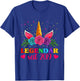 4. Geburtstag Mädchen Shirts, Legendar Seit 2019 Einhorn T-Shirt - T-Shirt | Royal