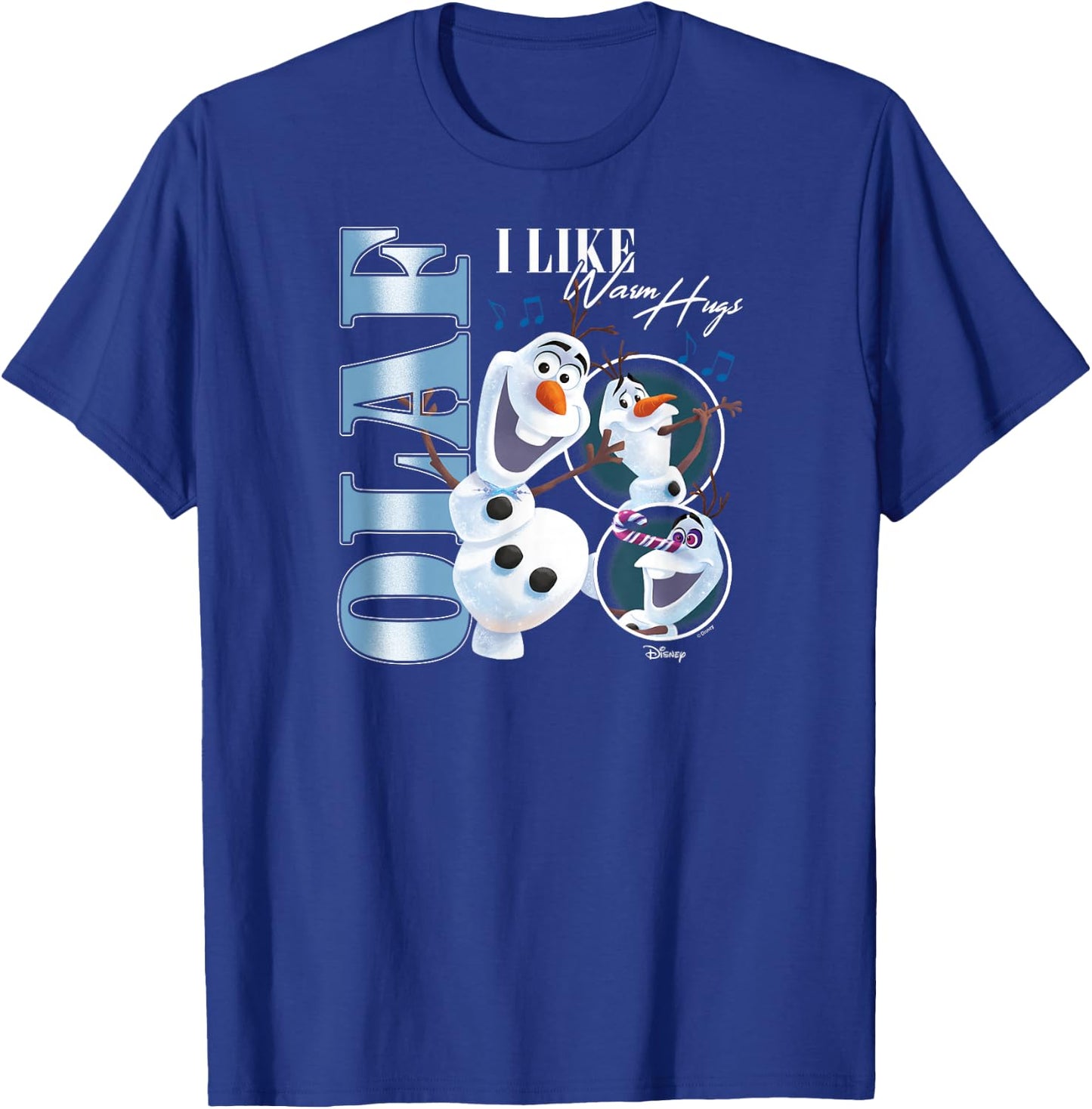 Frozen - Olaf Bootleg I Like Warm Hugs T-Shirt - T-Shirt | Royal