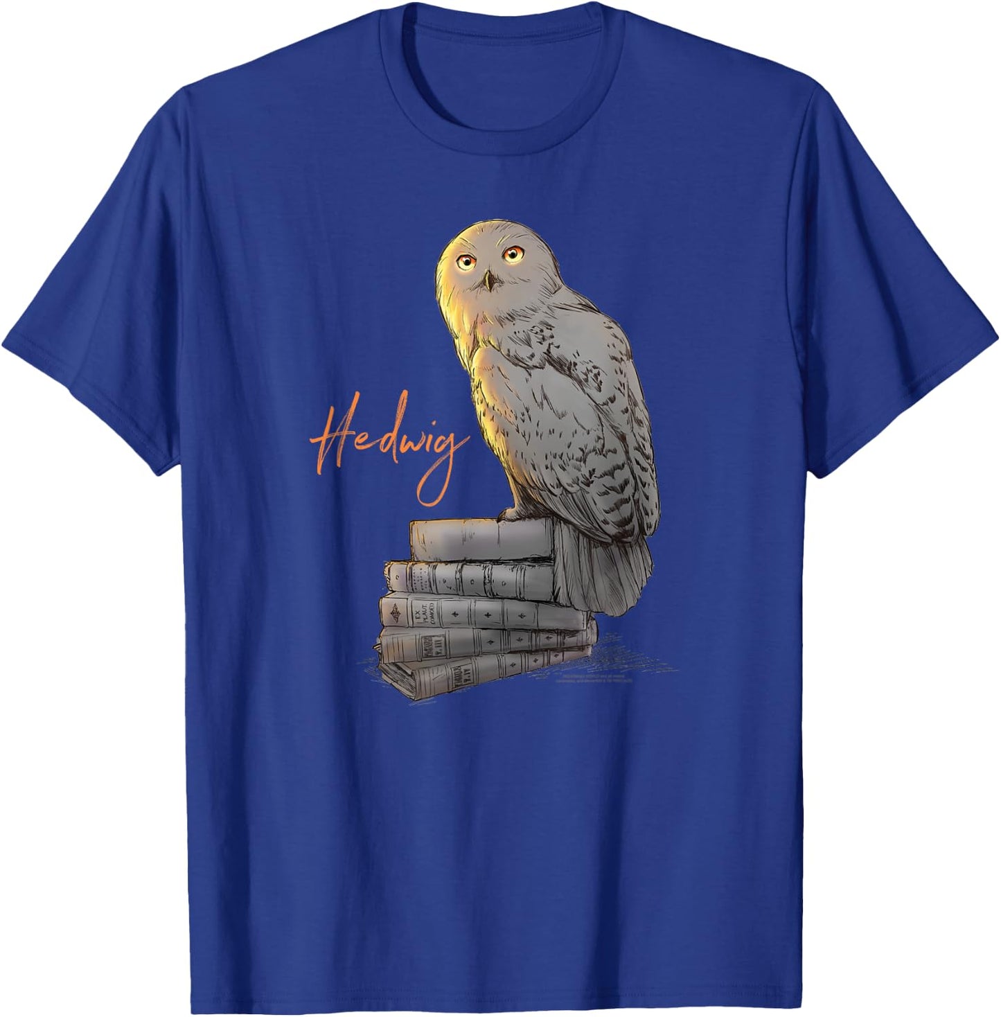 Harry Potter Hedwig Books Painted , black T-Shirt - T-Shirt | Royal