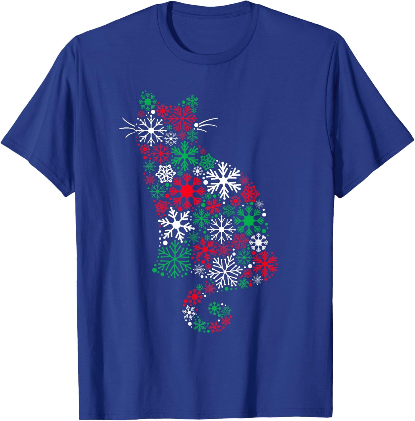 Christmas Cat T-Shirt - T-Shirt | Royal