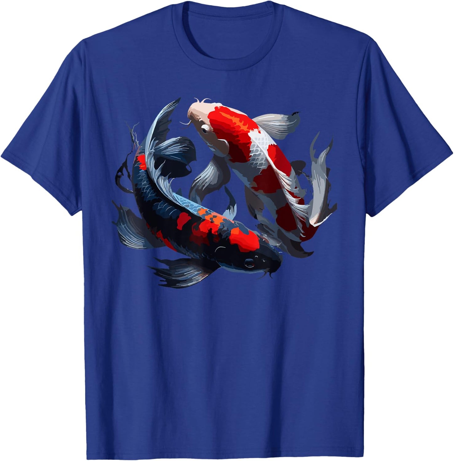 Japanischer Koi-Karpfen Nishikigoi Fisch Kirschblüten Herren Damen T-Shirt - T-Shirt | Royal
