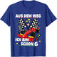 Children's 6th Birthday Boy Girl Racing Car Racing Motorsport T-Shirt - T-Shirt | Royal