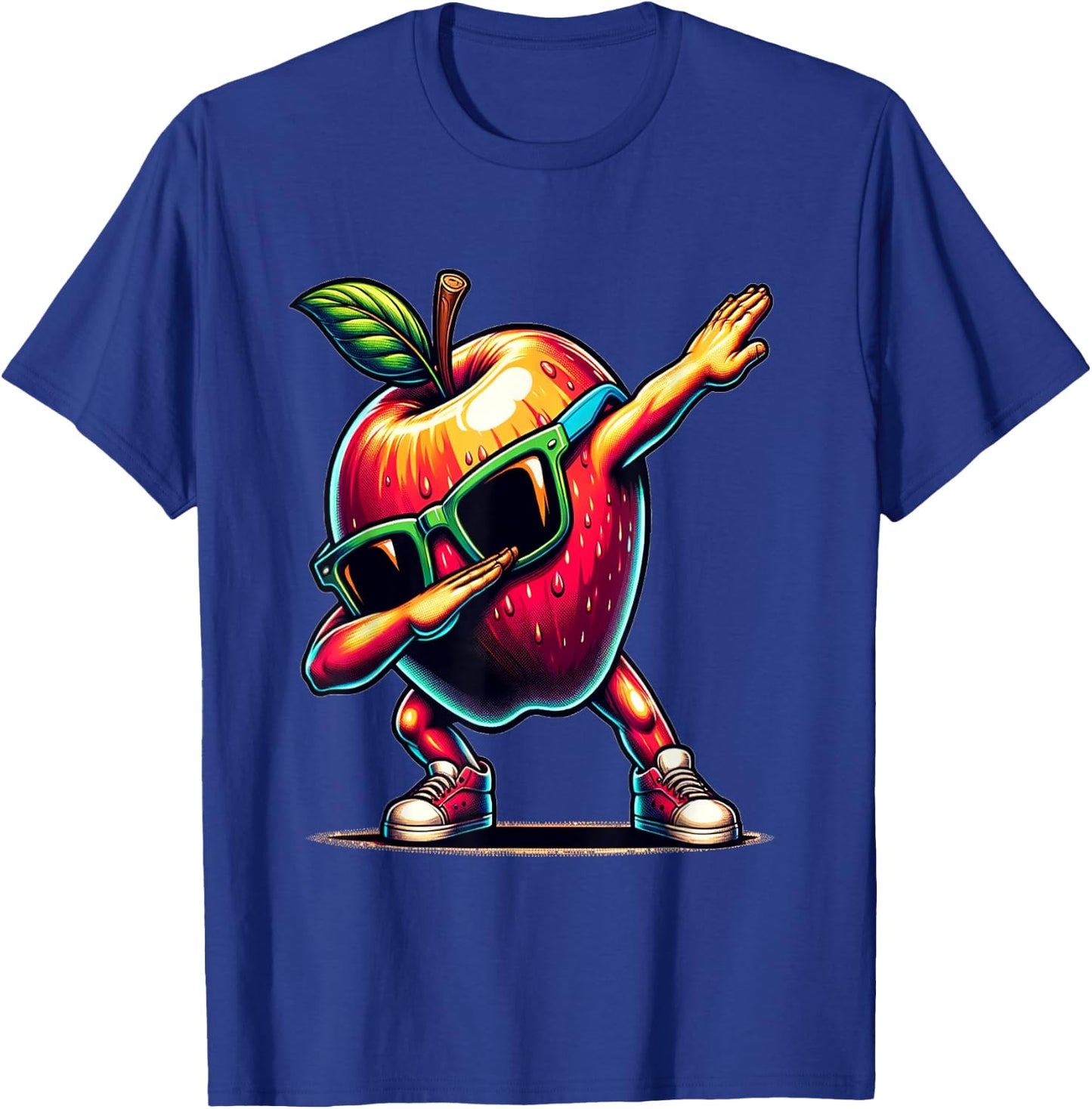 Dab Tanz Apfel Lustige Tanzende Dabbing Frucht T-Shirt - T-Shirt | Royal