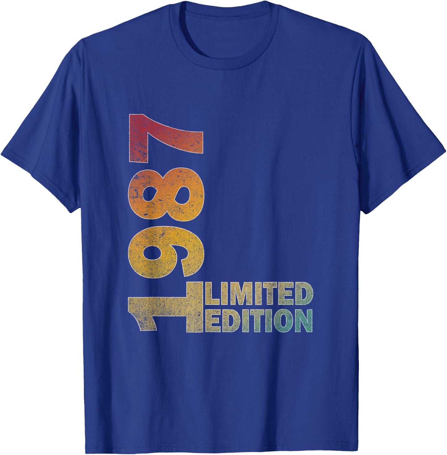 38th Birthday Gift men & women born 1987 turning 38 Year Old T-Shirt - T-Shirt | Royal