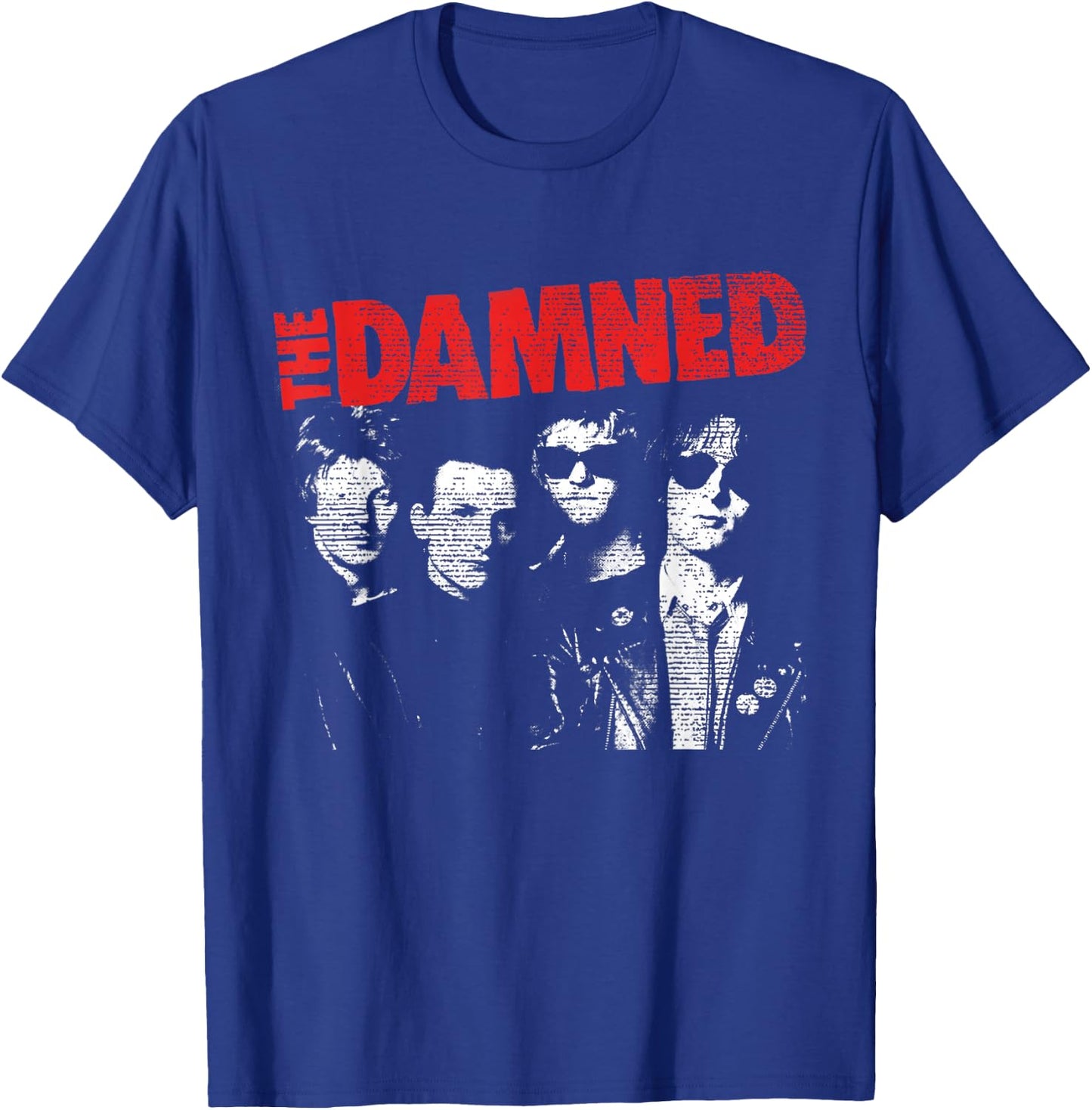 The Damned Classic Portrait T-Shirt - T-Shirt | Royal