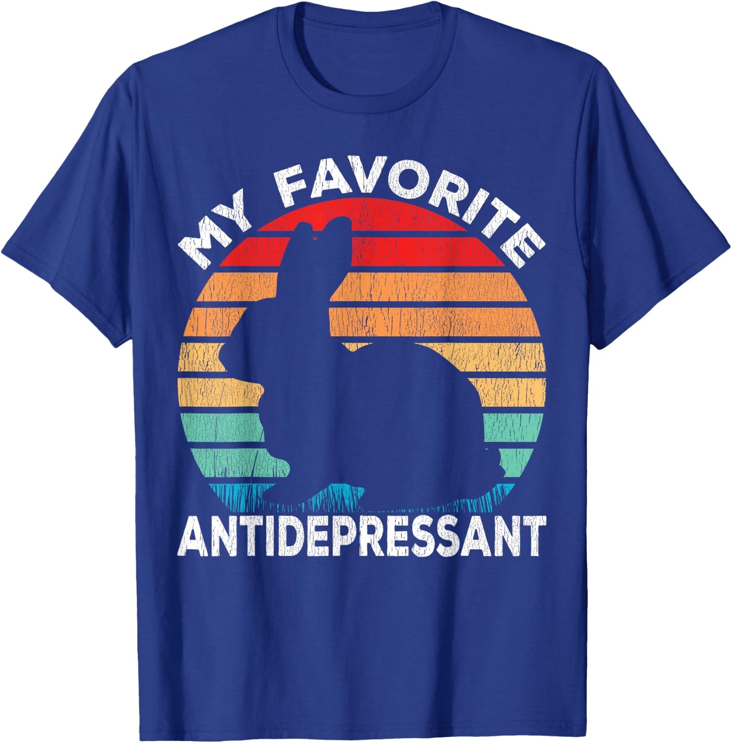 Bunny Antidepressant - Bunny Lover Funny T-Shirt - T-Shirt | Royal