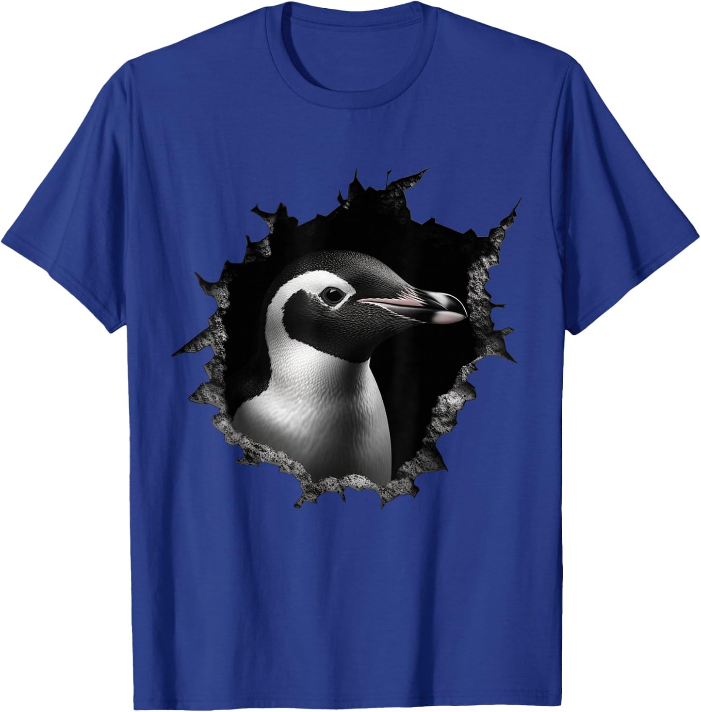 Penguin Wall - Animals Penguin T-Shirt - T-Shirt | Royal