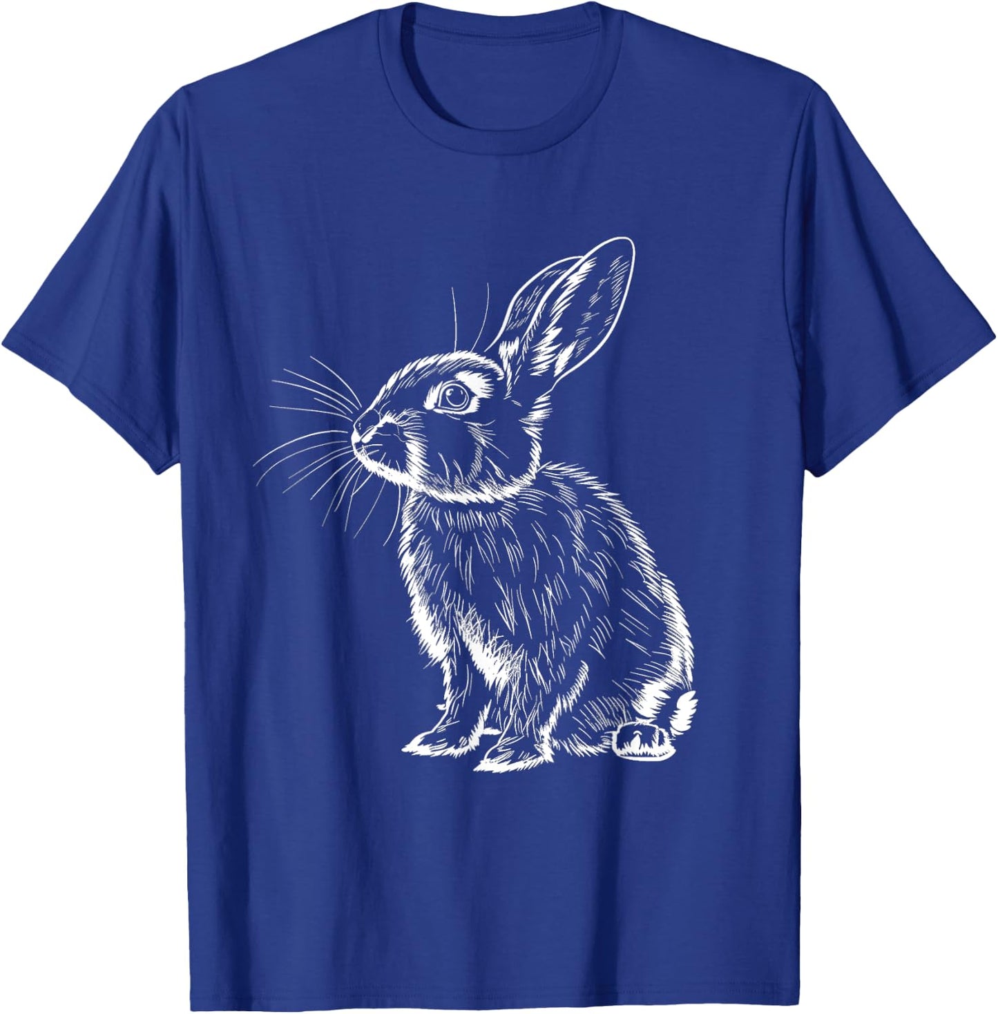 Funny Rabbit Animal Lover Cute Rabbit Bunny Art , black T-Shirt - T-Shirt | Royal
