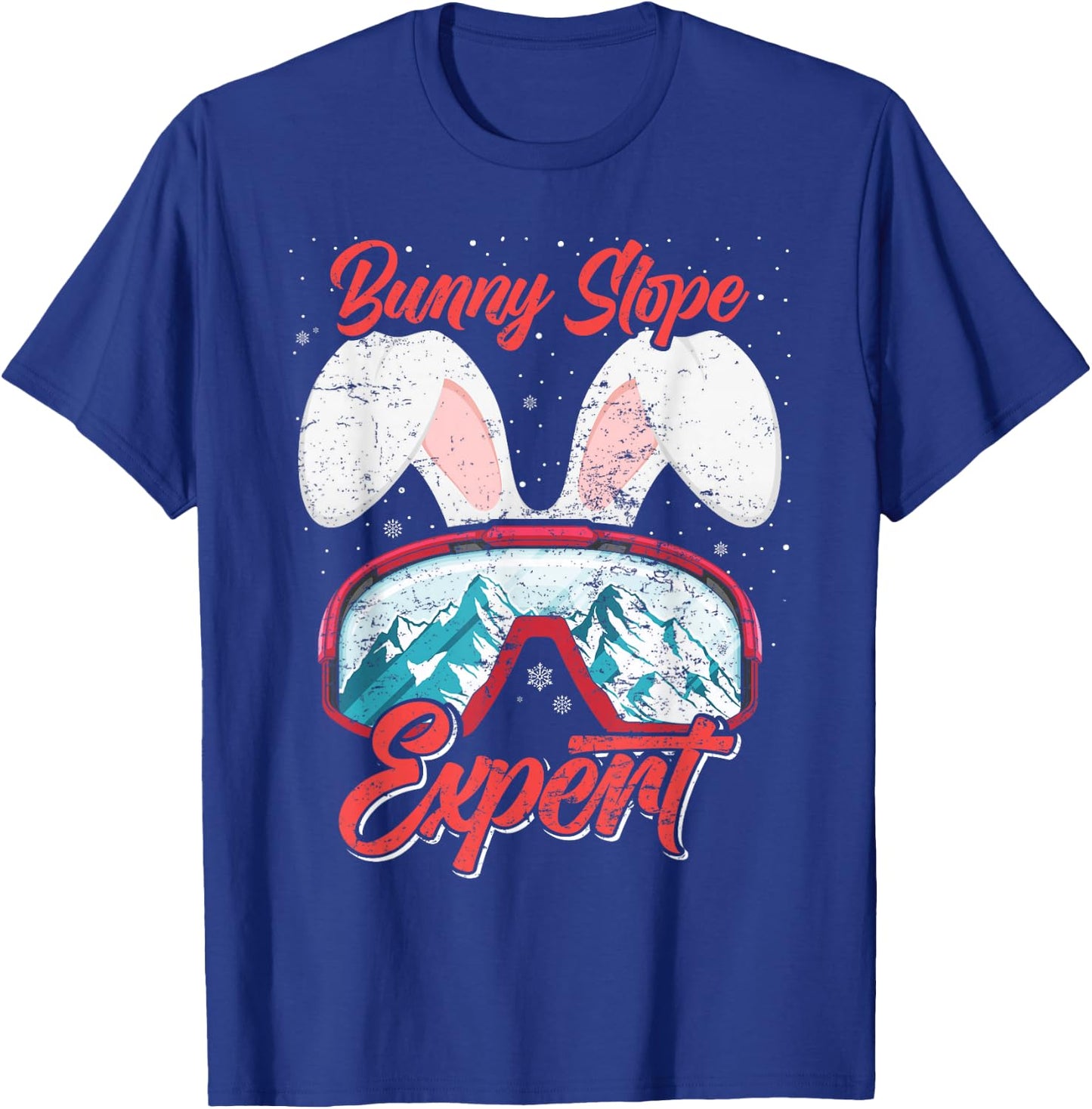 Bunny Slope Expert Skiing Women Ski Bunnies Ski Slope T-Shirt - T-Shirt | Royal