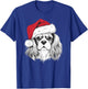 Cavalier Santa on Cavalier King Charles Spaniel Christmas T-Shirt - T-Shirt | Royal