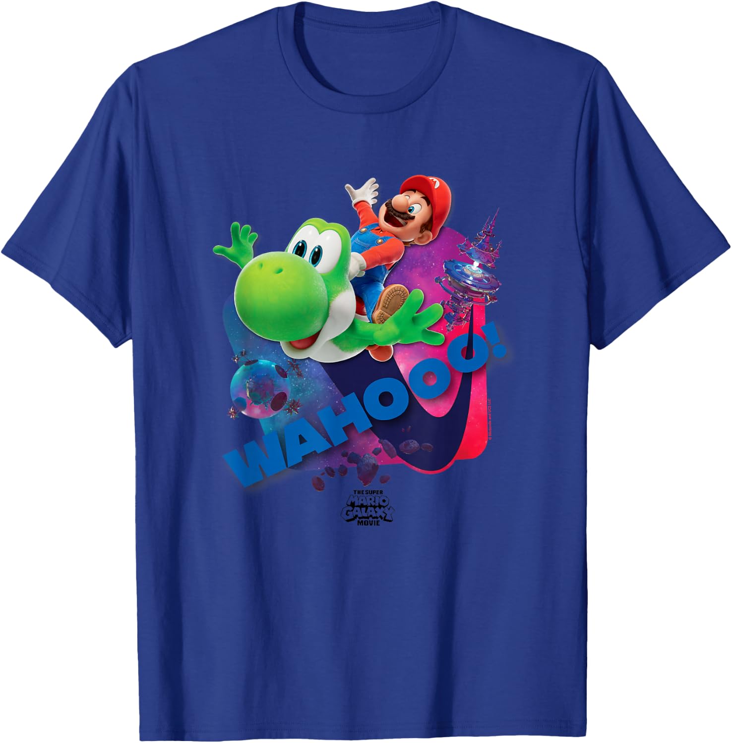 The Super Mario Galaxy Movie Wahoo Star Ride T-Shirt - T-Shirt | Royal