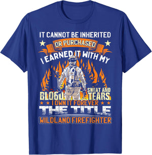 Wildland Firefighter T-Shirt - T-Shirt | Royal